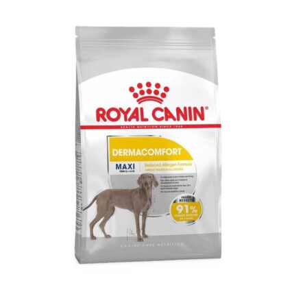 Royal Canin Maxi Dermacomfort Dog Food at MiniPetsWorld - Skin Comfort Dog Nutrition