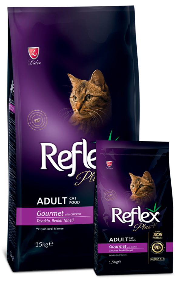 Reflex Plus Multi Colour Adult Cat Food with Chicken