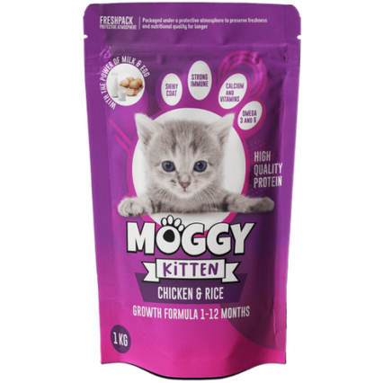 Moggy Kitten Chicken & Rice - Mini Pets World