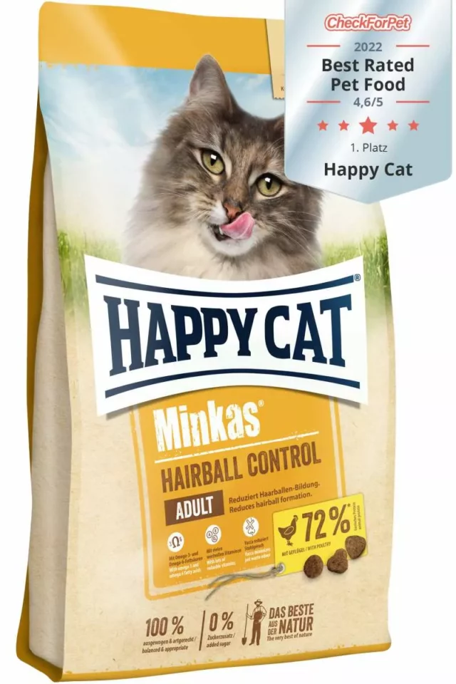 Happy Cat Minkas Hairball Control - Specially Formulated for Hairball Prevention