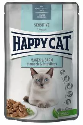 Happy Cat MIS Stomach & Intestinal - Specially Formulated for Cats with Sensitive Stomachs and Intestinal Health Needs