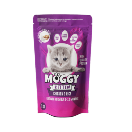 Moggy Kitten Chicken & Rice Food – Premium Dry Food for Growing Kittens