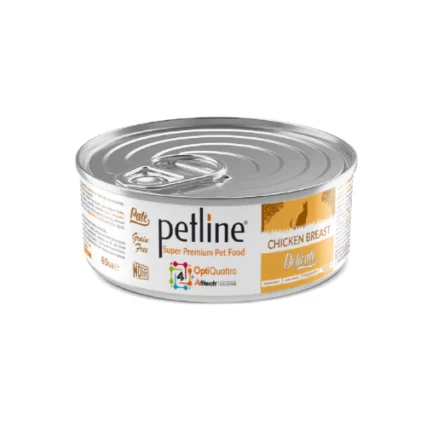 PetLine Premium Adult Tin - Chicken Flavor at MiniPetsWorld - Gourmet Cat Food
