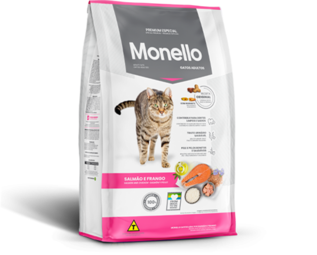Monello Premium Salmon Adult Cat Food at MiniPetsWorld