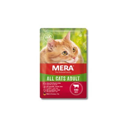 MERA All Cats Adult Wet Cat Food with Beef