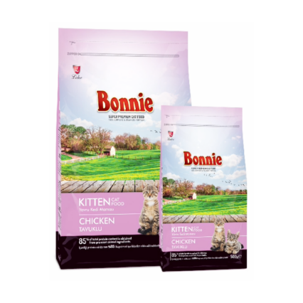 Bonnie Chicken Kitten Food complete dry cat food for healthy growth and development