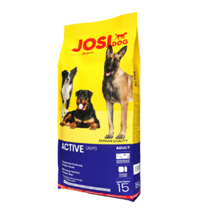 Josidog Active Adult Dog Food 15kg high-energy gluten-free food for active dogs