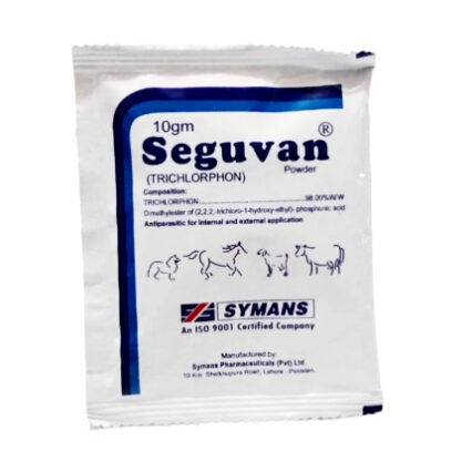 Seguvan Powder Trichlorphon 10g for Ectoparasites in Livestock