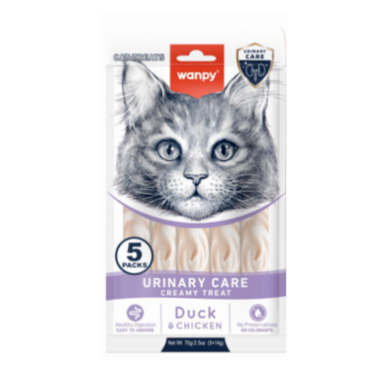 Wanpy Urinary Care Cat Creamy Treat – Duck & Chicken