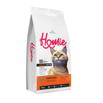 Homie Chicken Adult Cat Food – High Protein Cat Food for Muscle & Coat Health