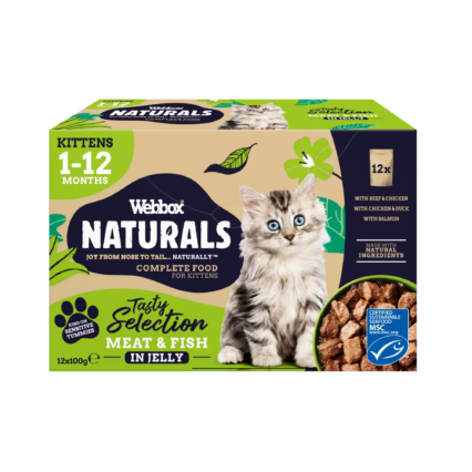 Webbox Naturals Kitten Jelly Wet Cat Food 100g pouch