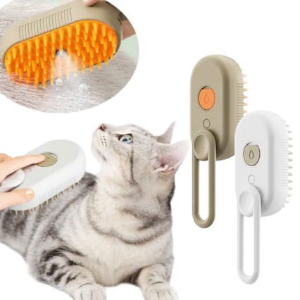 rechargeable grooming brush for cats and dogs