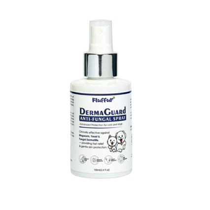 Fluffur DermaGuard Anti Fungal Spray for Cats and Dogs 100ml