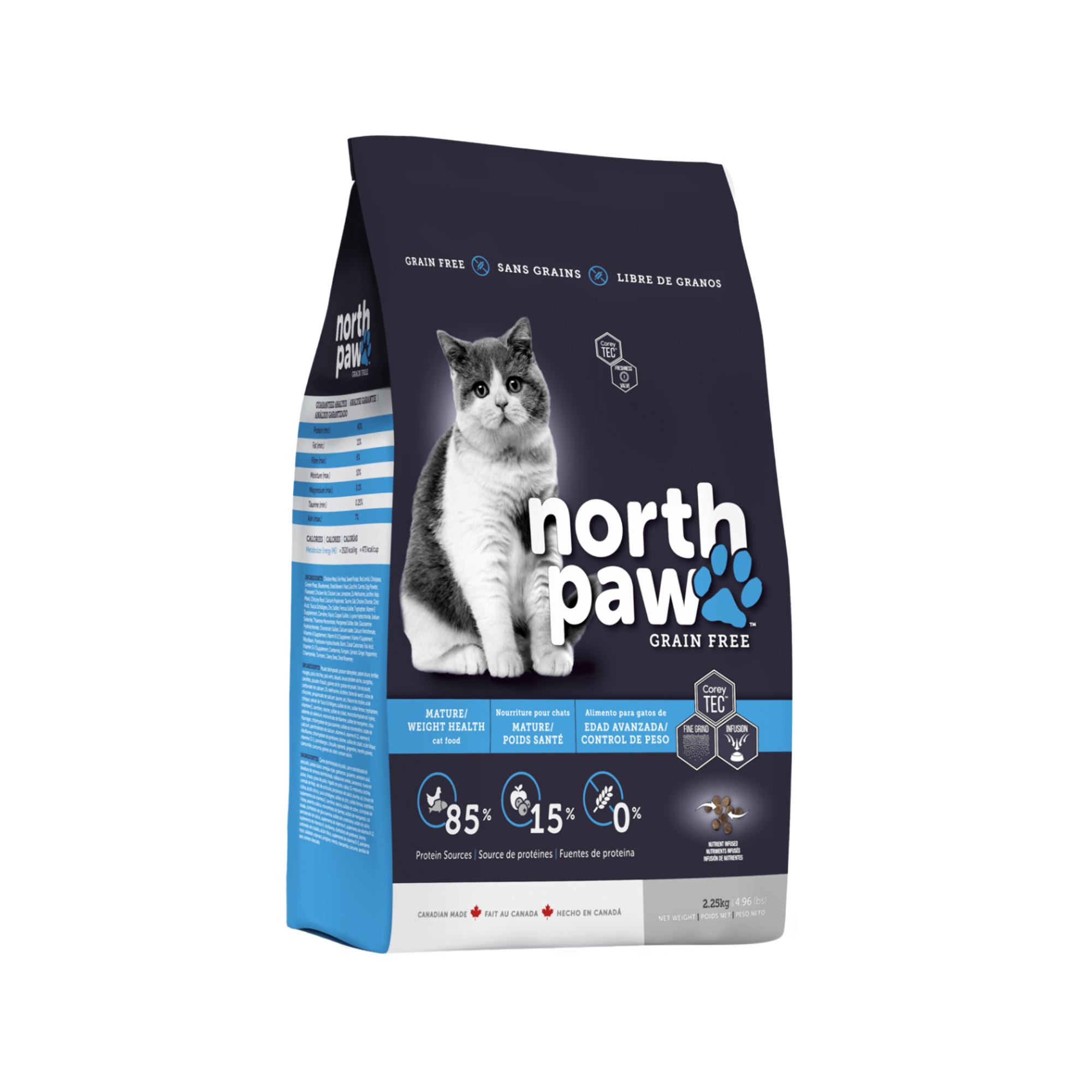 northpaw-grain-free-mature-weight-adult-cat-food-mini-pets-world North Paw Grain Free Mature Weight Health Cat Food for Senior and Less Active Cats