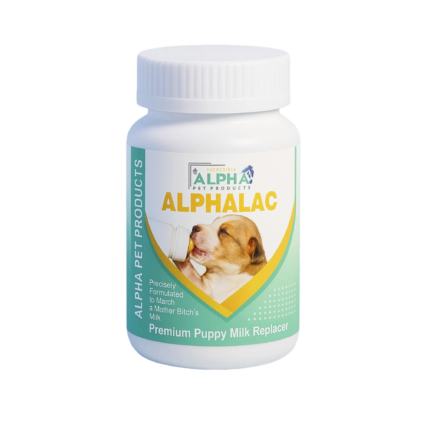 Alphalac puppy milk replacer formula for newborn puppies