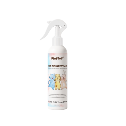 Fluffur Pet Disinfectant 400ml – Pet-Safe Surface Cleaner for Cats and Dogs