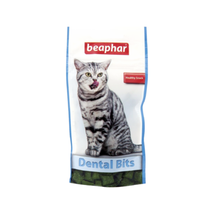 Beaphar Dental Bits Cat Treats for Teeth Cleaning and Fresh Breath