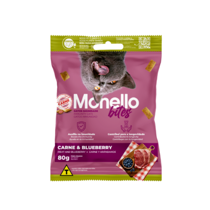 Monello Bites Immunity Cat Treat crunchy immunity support snack for cats