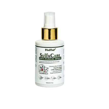 Fluffur SulfaCare Anti-Fungal Spray for Cats and Dogs