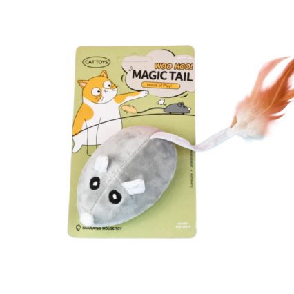 Magic Tail Electronic Mouse Cat Toy USB Rechargeable