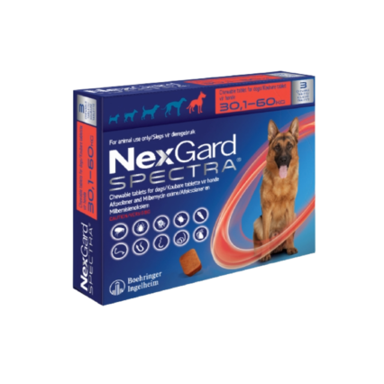 NexGard Spectra Chewable Tablets for Large Dogs 30kg to 60kg