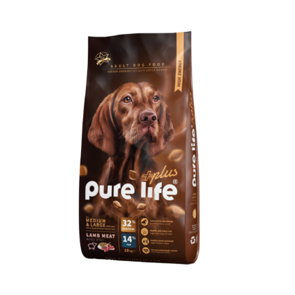 Purelife Plus 32 Lamb Adult Dog Food 15kg High Protein Dry Dog Food