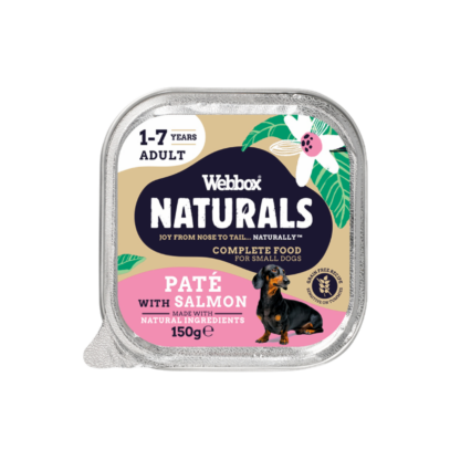 Webbox Naturals Salmon Pate Wet Dog Food 150g
