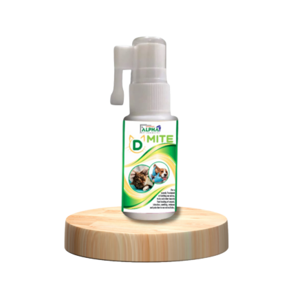 Alpha D Mite Spray for Cats and Dogs 20ml ear mite and tick treatment
