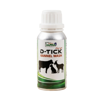 Alpha D-Tick Kennel Wash 30ml for Cats Dogs and Livestock