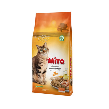 LA MITO Adult Cat Food Chicken Dry Food for Adult Cats
