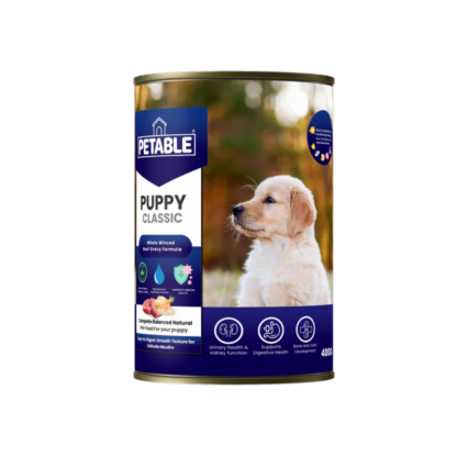 Petable Puppy Classic Beef Wet Dog Food with Gravy 400g