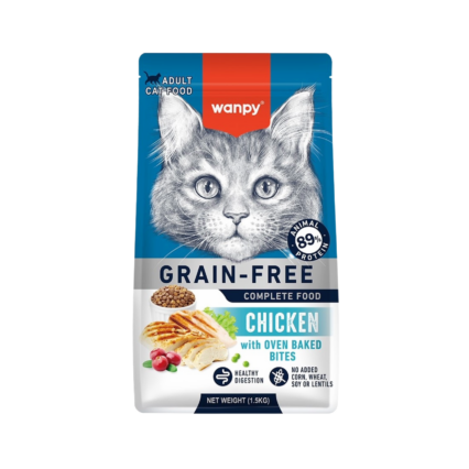 Wanpy Grain Free Complete Food for Adult Cat 1.5kg