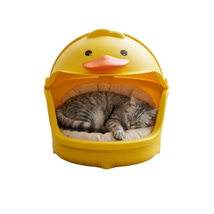 Duck Shape Cat Bed House for Cats and Small Dogs