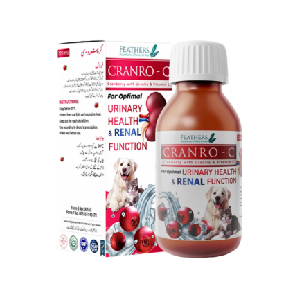 Feathers Cranro-C Syrup 30ml urinary and kidney support for dogs and cats