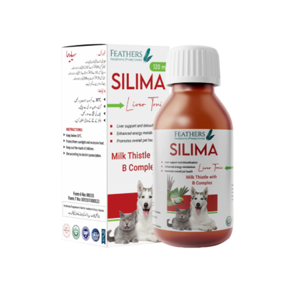 Feathers Silima+ Syrup for Dogs and Cats 120ml Liver Support Supplement