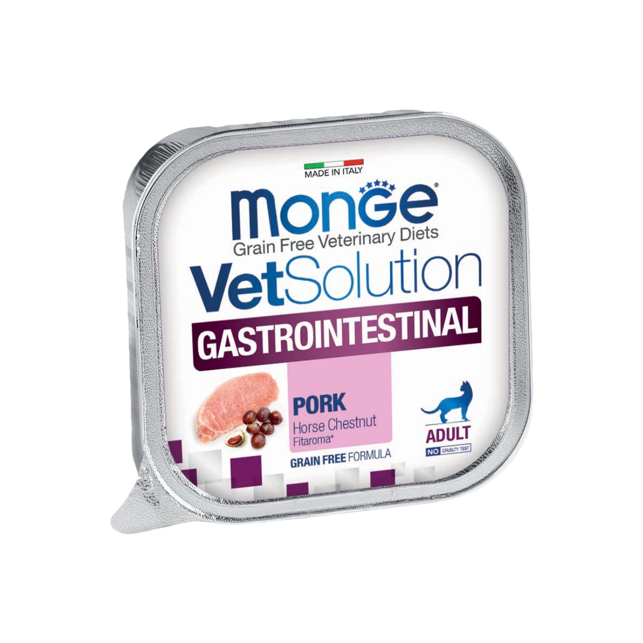 monge-vet-solution-gastrointestinal-wet-cat-food-mini-pets-world Monge VetSolution Gastrointestinal Feline Low Fat Wet Cat Food 100g for digestive support and intestinal health
