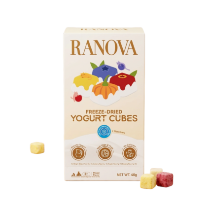 Ranova Freeze-Dried Yogurt Cubes Mixed Flavor Treat for Cats and Dogs 40g