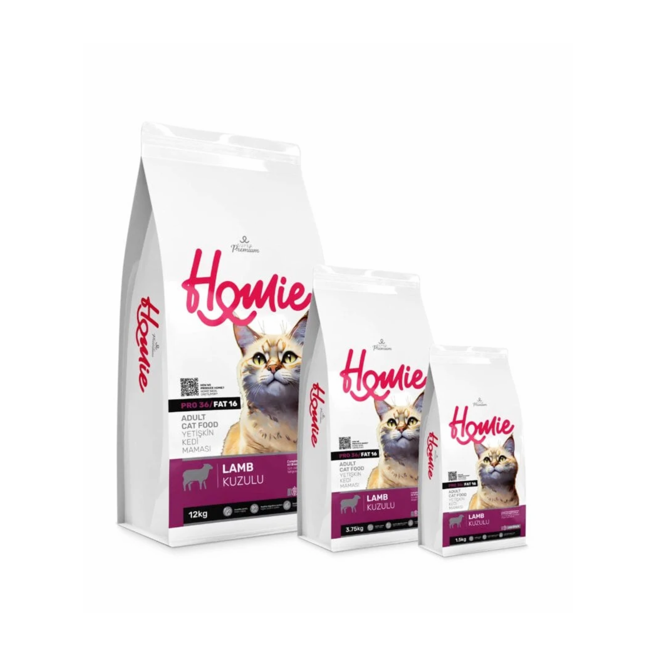 homie-low-grain-lamb-and-rice-36-16-adult-cat-food Homie Low Grain Lamb and Rice Adult Cat Food Premium Dry Cat Food