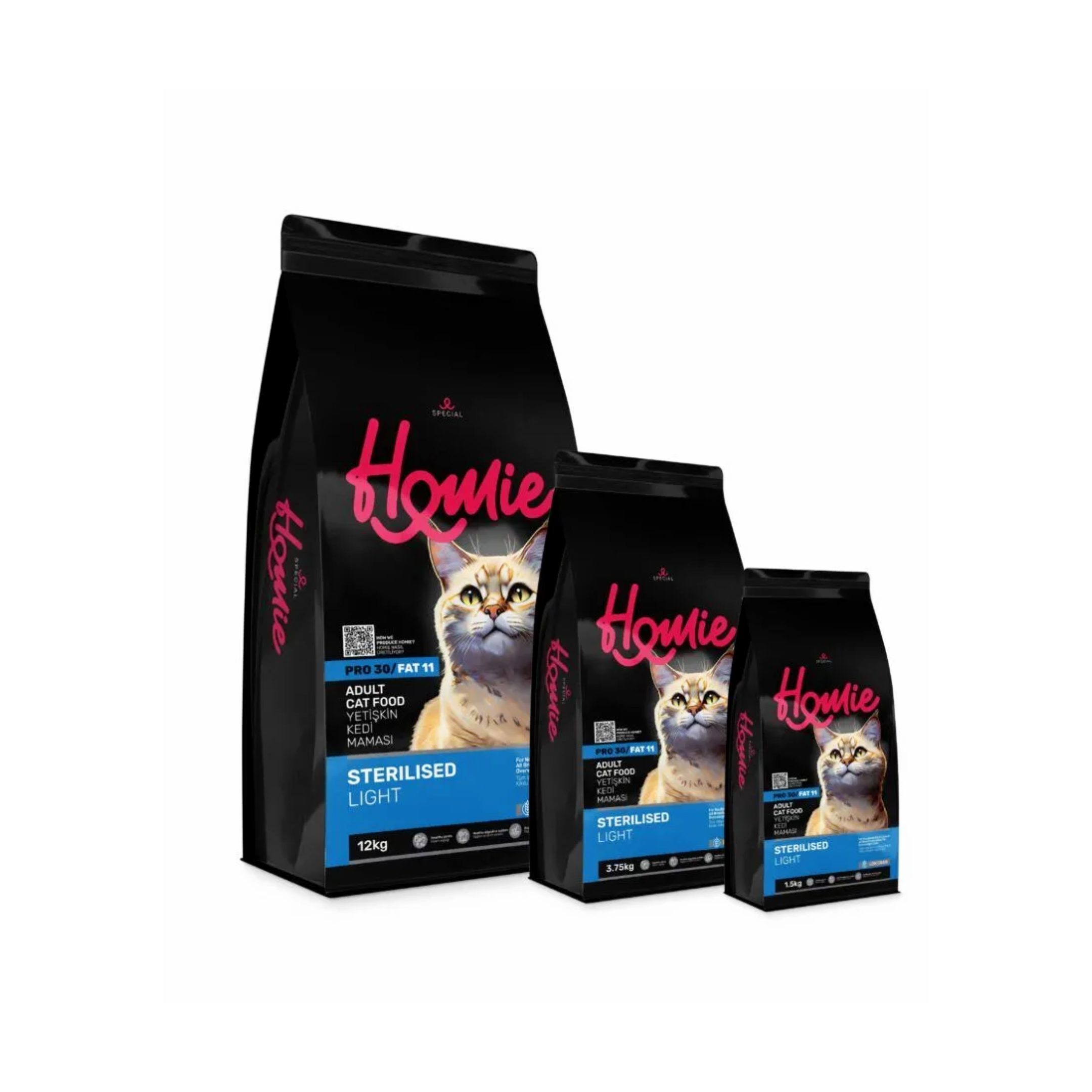 homie-sterilised-adult-cat-food Homie Low Grain Sterilized Adult Cat Food Premium Weight Control Dry Cat Food