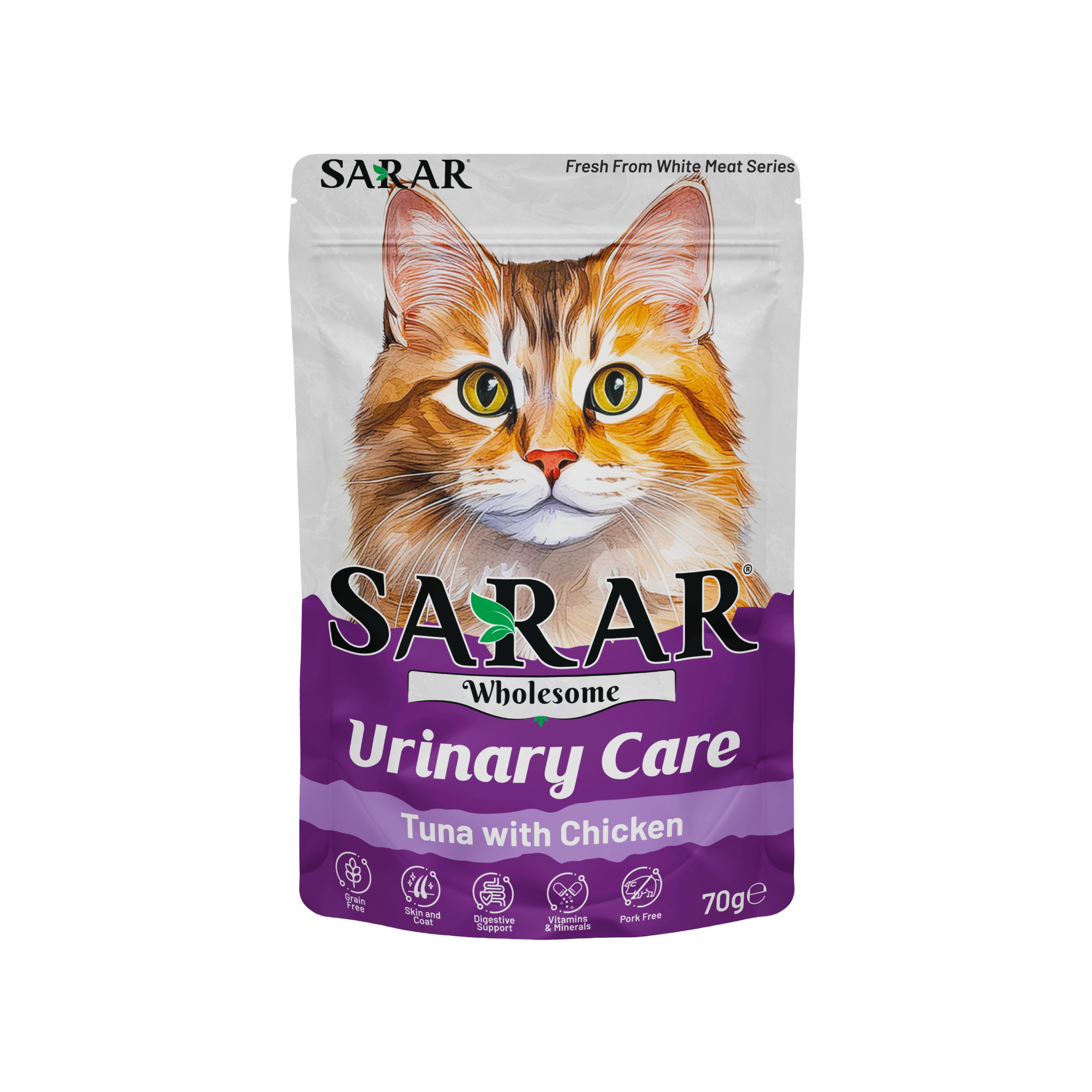 sarar-wholesome-urinary-care-wet-cat-food SARAR Wholesome Cat Pouch Tuna with Chicken Urinary Care Wet Cat Food