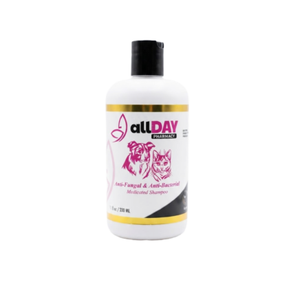 All Day Pharmacy antifungal and antibacterial medicated shampoo for cats and dogs