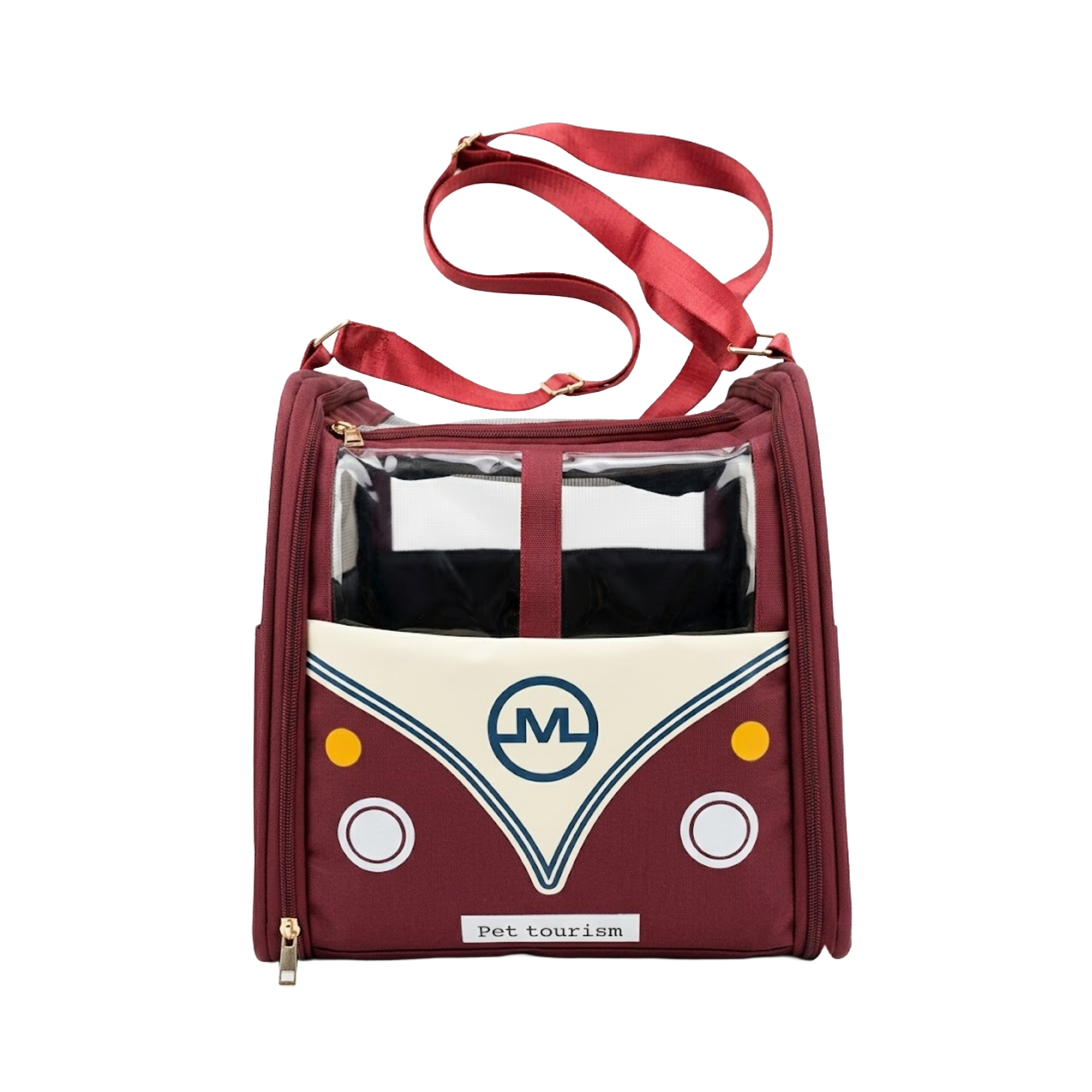 bus-style-pet-travel-bag-01 Deluxe Bus Style Pet Travel Carrier for Cats and Small Dogs