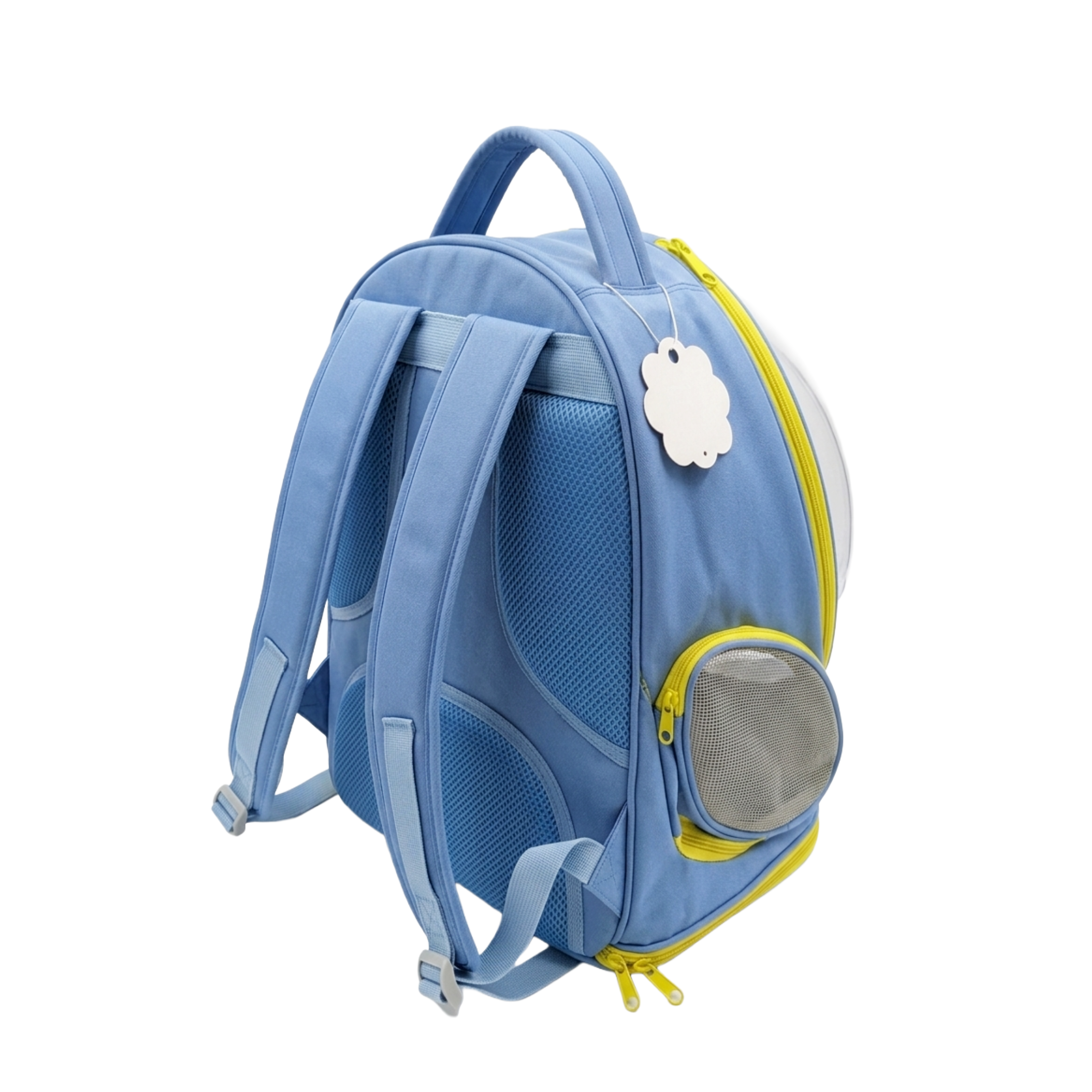 pet-travel-bag-2 Panoramic Clear Window Pet Carrier Backpack for Cats and Puppies with Breathable Mesh