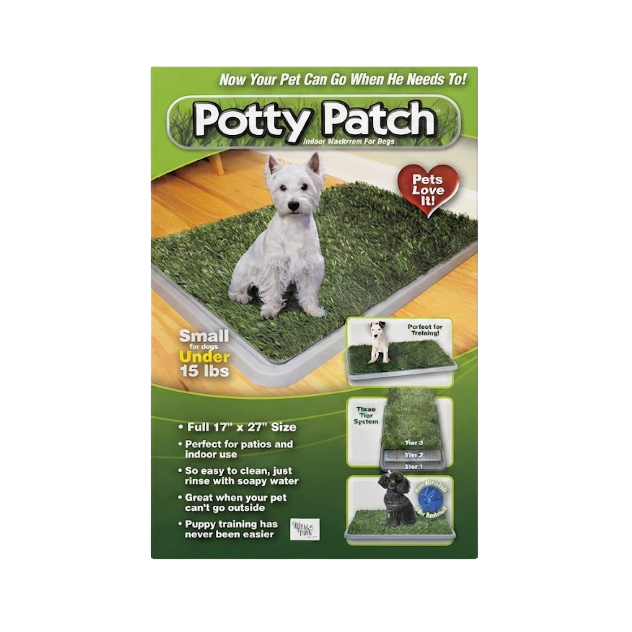 royal-paws-indoor-dog-potty-patch-3-tier-pet addah Royal Paws 3-tier indoor dog potty patch with artificial grass