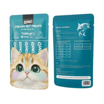 Mano Tuna Creamy Cat Treat with Scallops and Yucca