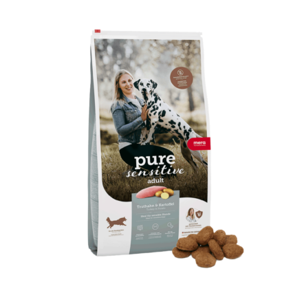 Mera Pure Sensitive Turkey and Potato adult dog food 12.2kg