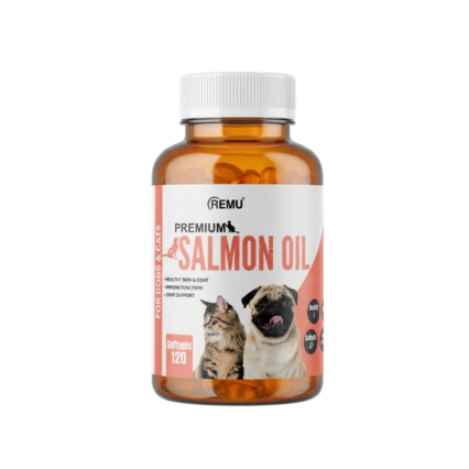 Remu Premium Salmon Oil for Cats and Dogs with Omega-3