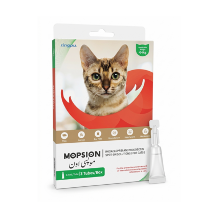 Ringpu Mopsion Imidacloprid Moxidectin Spot-On for Cats 0.4ml