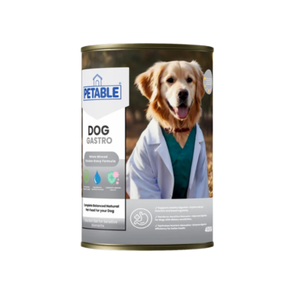 Petable Gastro Wet Dog Food with Psyllium 400g