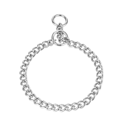 Sprenger Round Narrow-Link Dog Show Chain Collar Chrome-Plated Steel 4mm